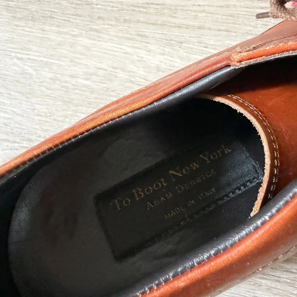 To Boot Men's Tan Leather Oxfords